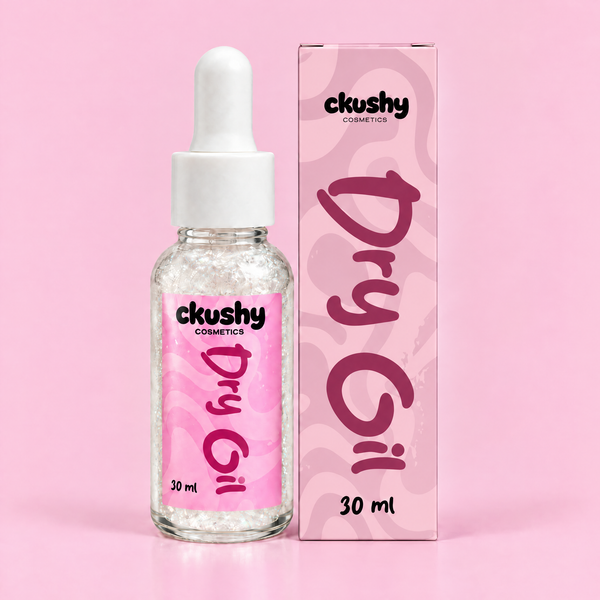 Ckushy Dry Oil Silver with box