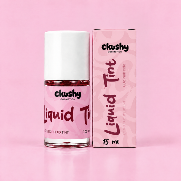 Ckushy Liquid Tint 002 Pink Cold with box