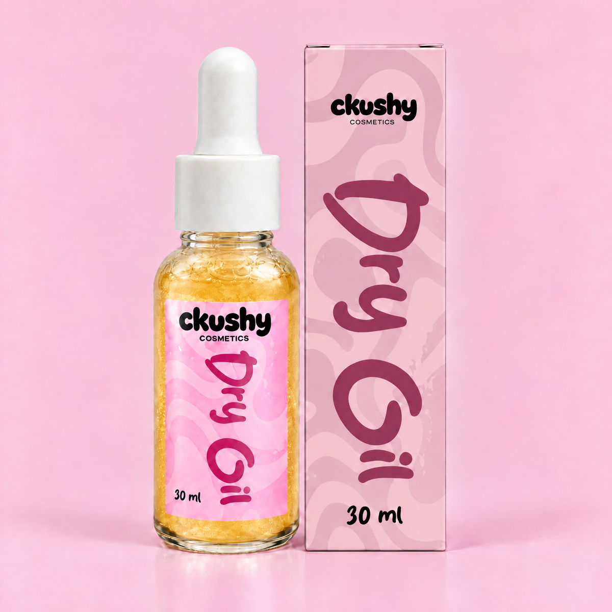 Ckushy Dry Oil Gold with box