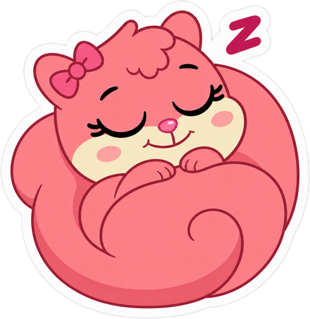 Sleeping squirrel